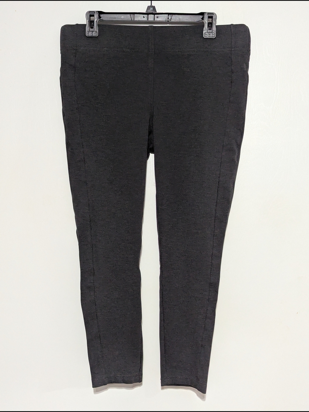 LOFT Black Straight-Leg Pull-On Pants